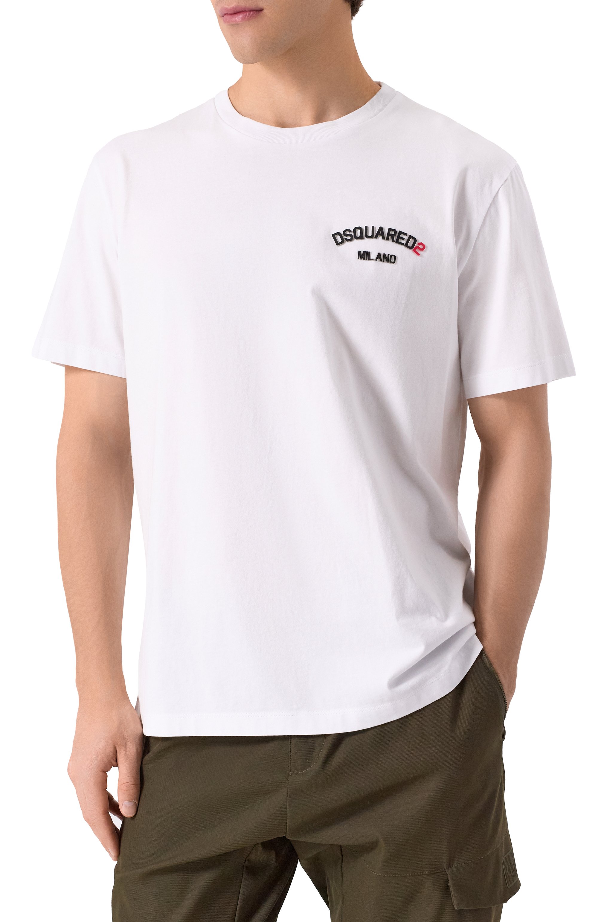 Хлопковая футболка DSQUARED2, арт. S74GD1400/D20020, фото 3