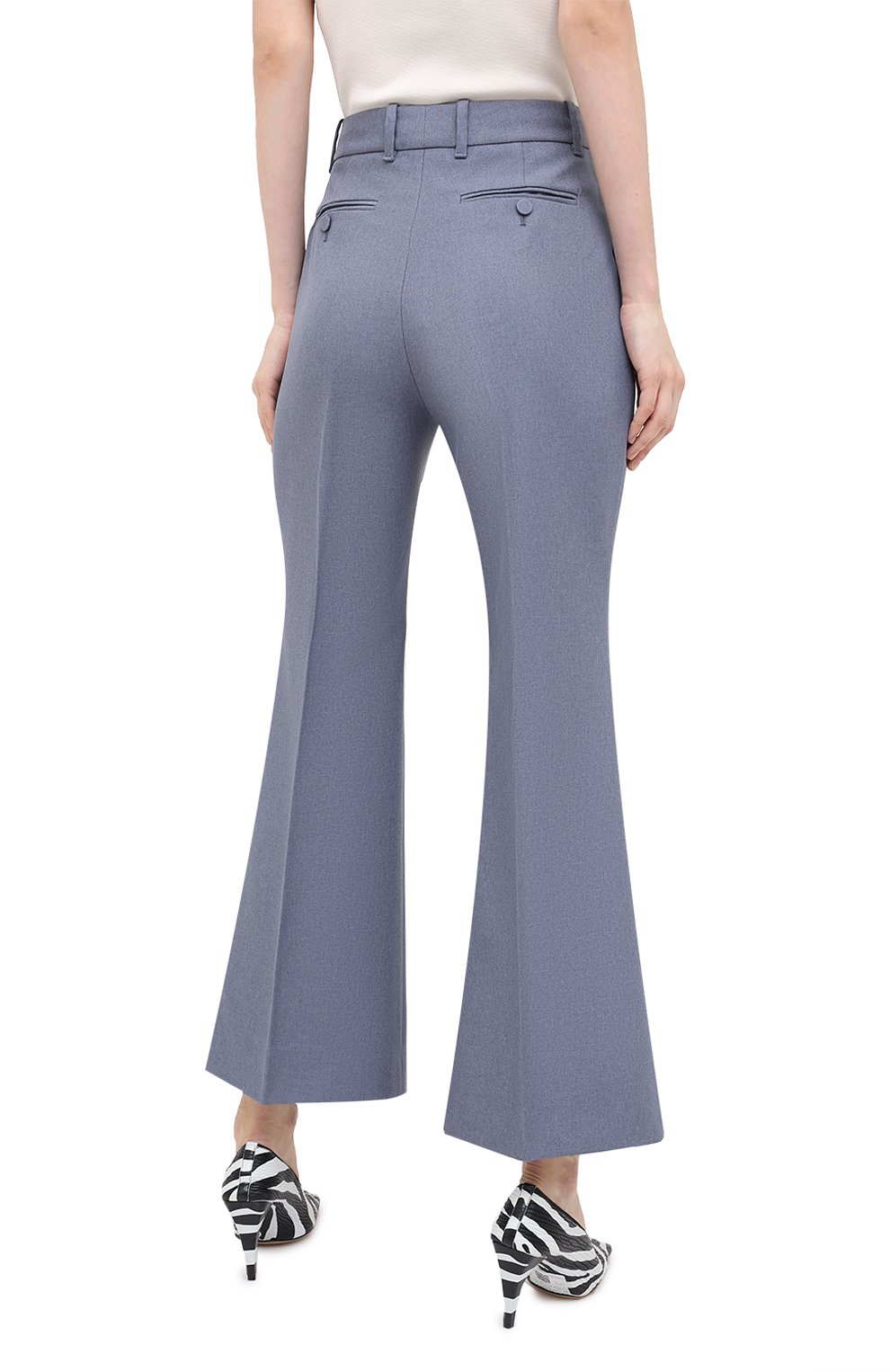 Брюки GUCCI синего цвета по цене 93600 руб., арт. 627868/Z798C, фото 4 Брюки GUCCI, арт. 627868/Z798C, фото 4