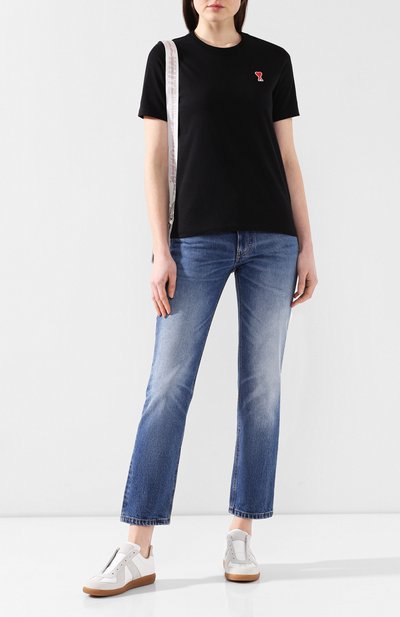 Хлопковая футболка AMI, арт. E20FJ108.720, фото 2