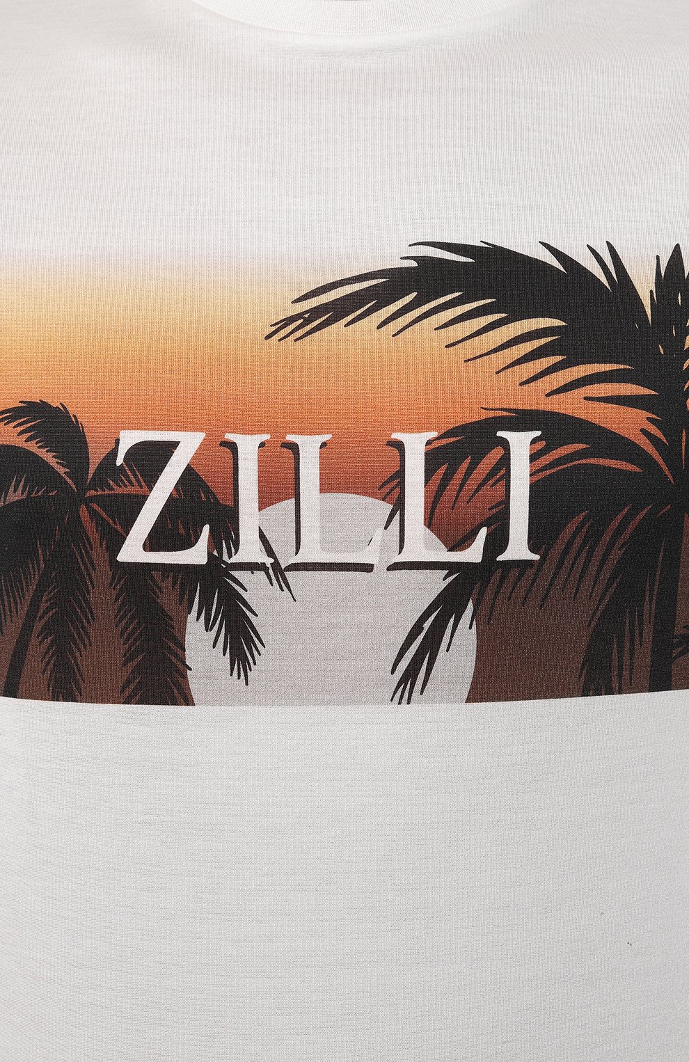 Хлопковая футболка ZILLI, арт. TSR02AM0110VZLF01, фото 5