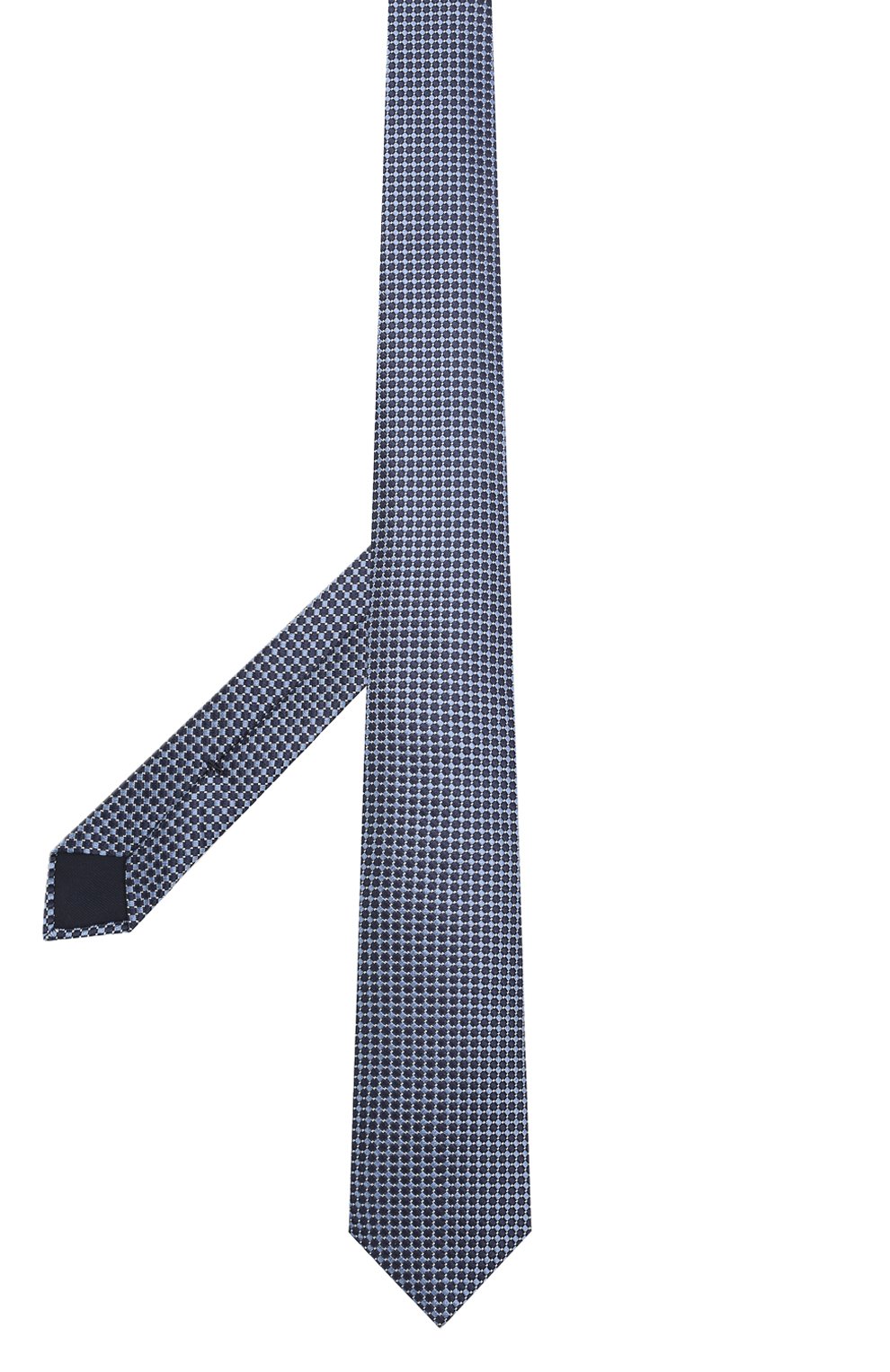 Шелковый галстук CORNELIANI голубого цвета по цене 17750 руб., арт. 87U306-1120315/00, фото 2 Шелковый галстук CORNELIANI, арт. 87U306-1120315/00, фото 2