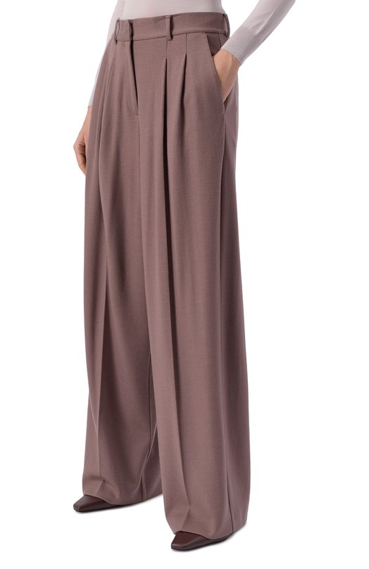 Шерстяные брюки Windsor 52 DH559HV 10001443/30049372 Коричневый  52 DH559HV 10001443/30049372 Фото 3