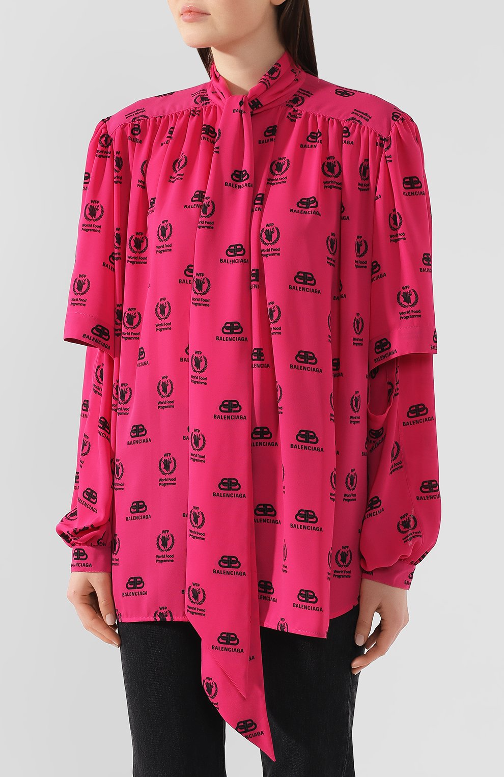 Блузка BALENCIAGA, арт. 595068/TIL21, фото 3
