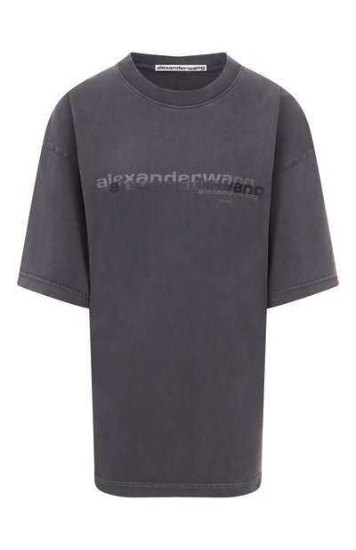 Женская хлопковая футболка ALEXANDER WANG, арт. UCC3251847