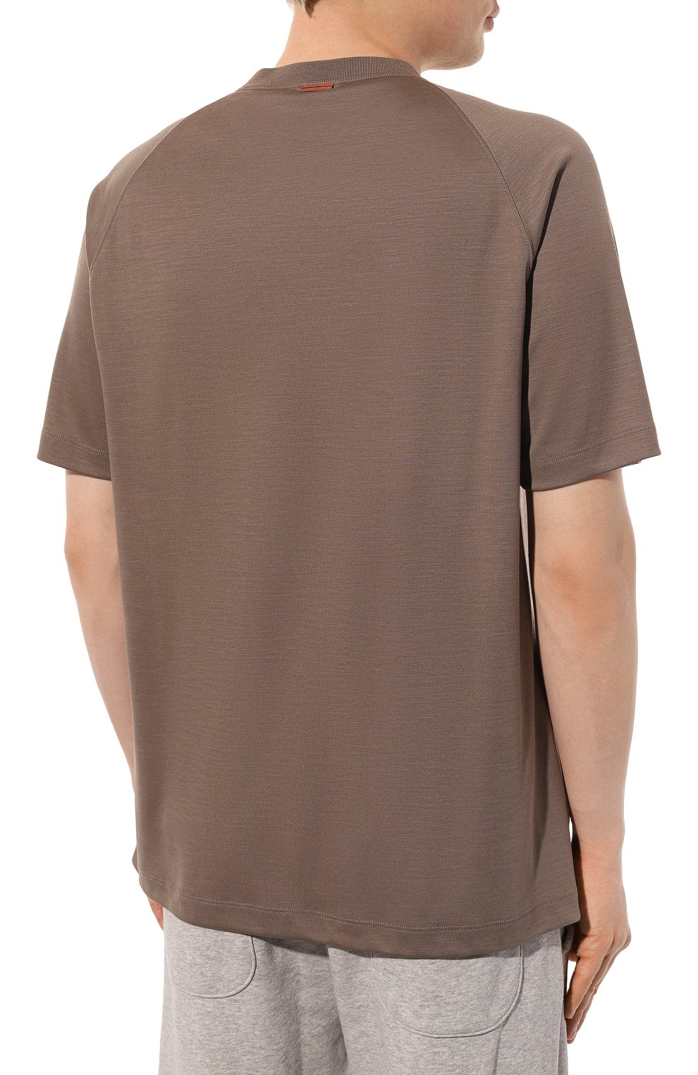 Шерстяная футболка ZEGNA, арт. UD328A7/DCT706, фото 4