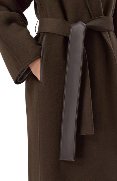 Пальто из шерсти и кашемира 12 STOREEZ темно-коричневого цвета по цене 69000 руб., арт. 133914, фото 5 Пальто из шерсти и кашемира 12 STOREEZ, арт. 133914, фото 5