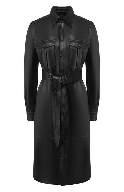 Женское кожаное платье POLO RALPH LAUREN, арт. 211734150