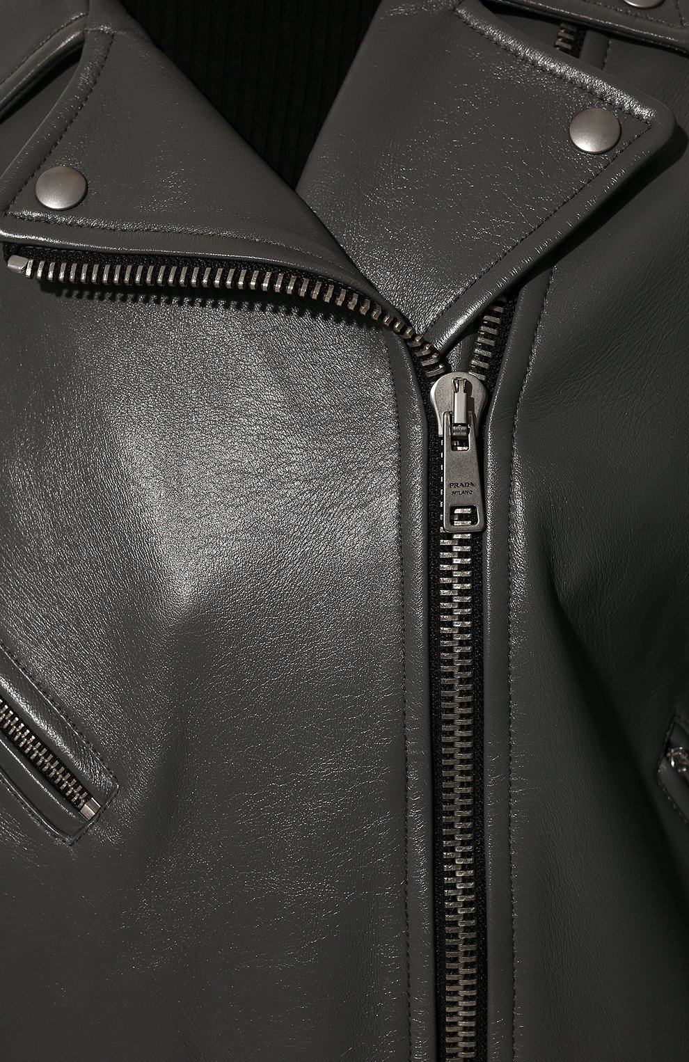 Кожаная куртка PRADA, арт. 58A081-1ZFE-F0K44, фото 5