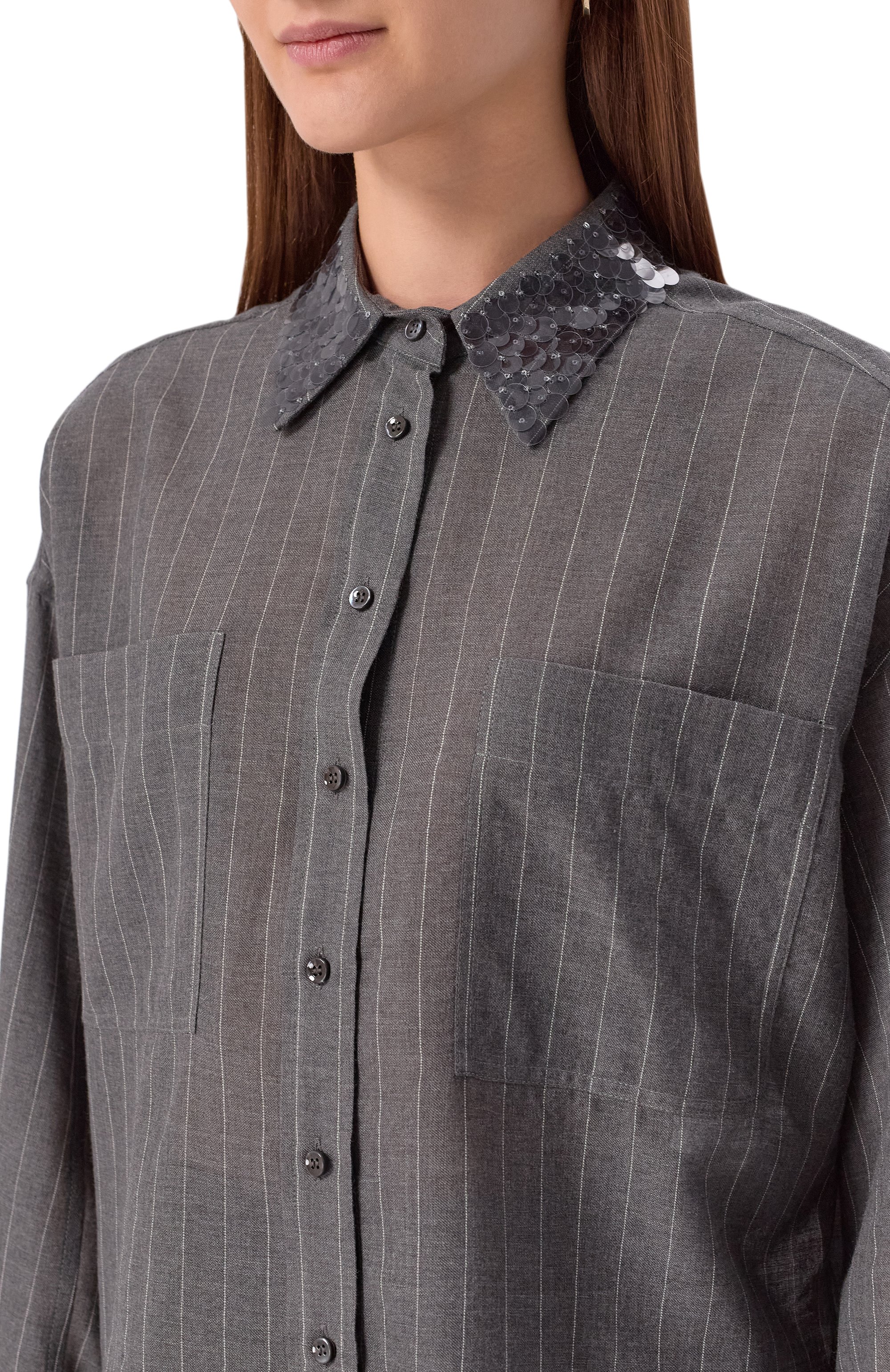 Шерстяная рубашка BRUNELLO CUCINELLI, арт. MP908RE506, фото 5