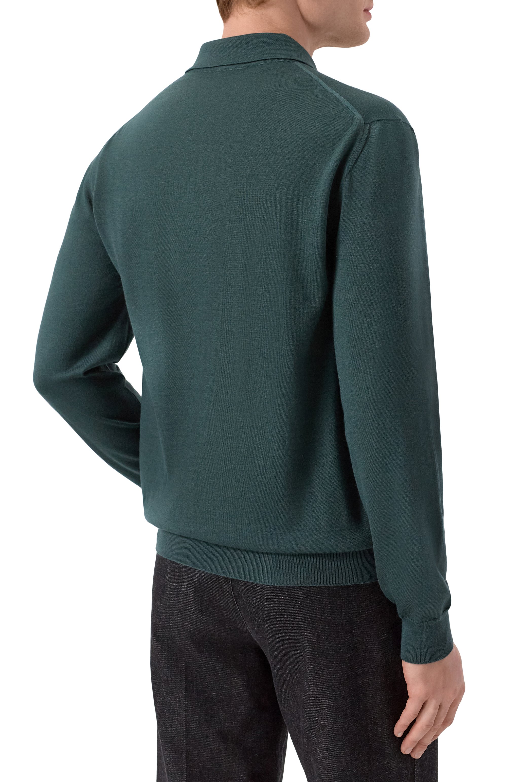 Поло из кашемира и шелка KITON, арт. UMKX05ZK325, фото 4