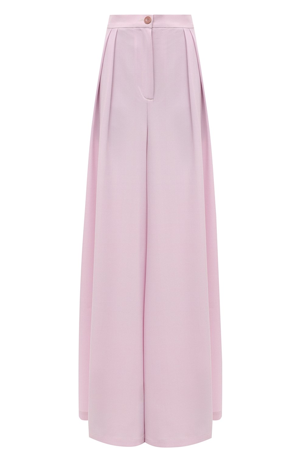 Брюки из вискозы LESYANEBO светло-розового цвета по цене 29000 руб., арт. SS21/Н-455, фото 1 Брюки из вискозы LESYANEBO, арт. SS21/Н-455, фото 1