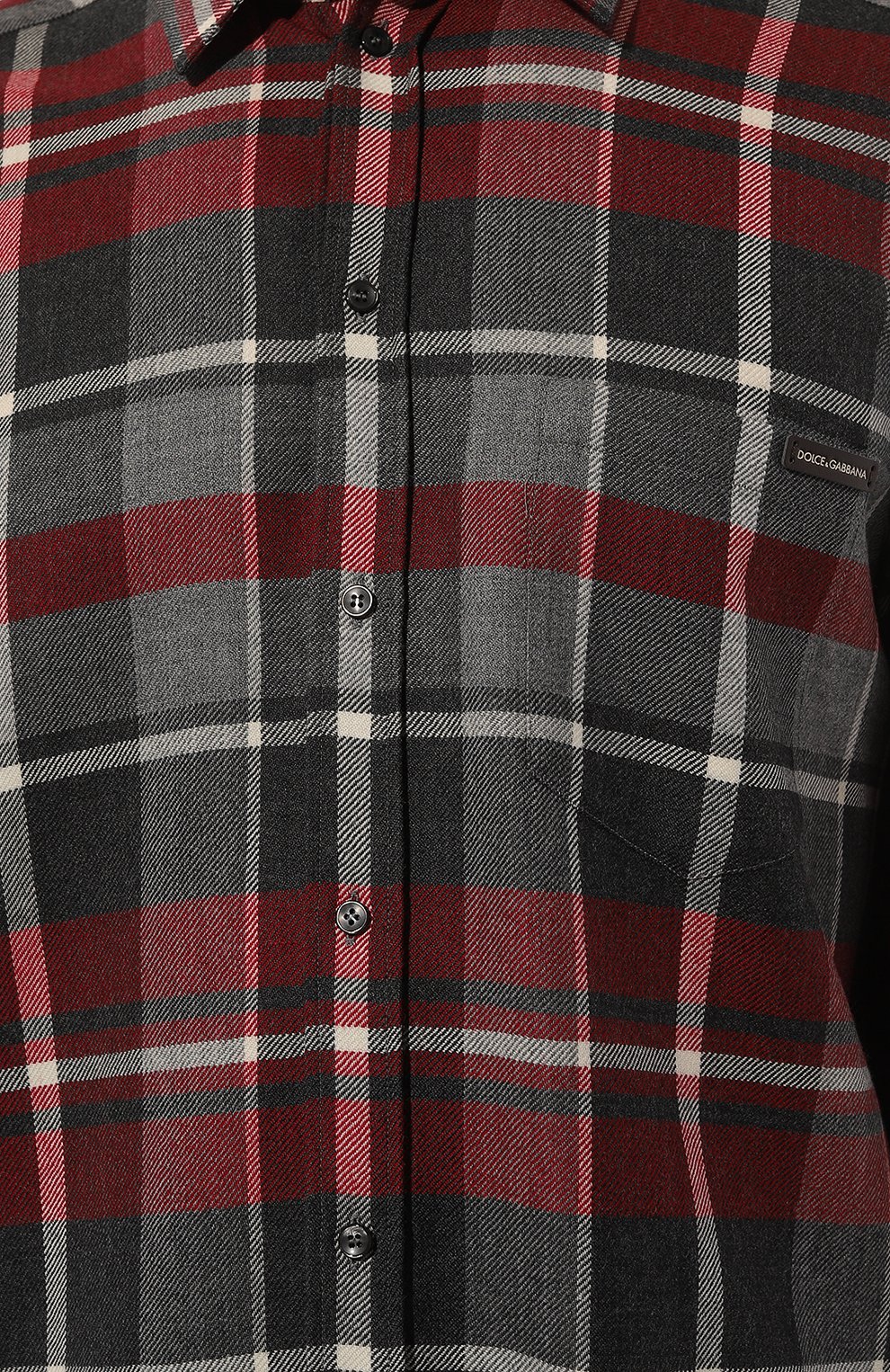 Шерстяная рубашка DOLCE & GABBANA, арт. G5JZ9T/FQ2G6, фото 5