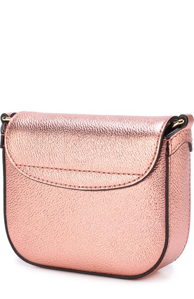 Кожаная сумка с металлизированной отделкой и бантом BURBERRY, арт. 4059552, фото 2