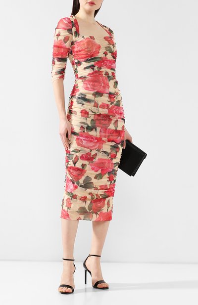 Хлопковое платье DOLCE & GABBANA, арт. F6XD3T/FSEG5, фото 2
