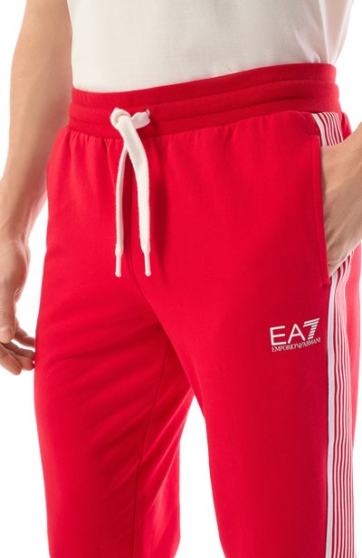 Хлопковые джоггеры EA7, арт. 6DPP69/PJ9FZ, фото 5