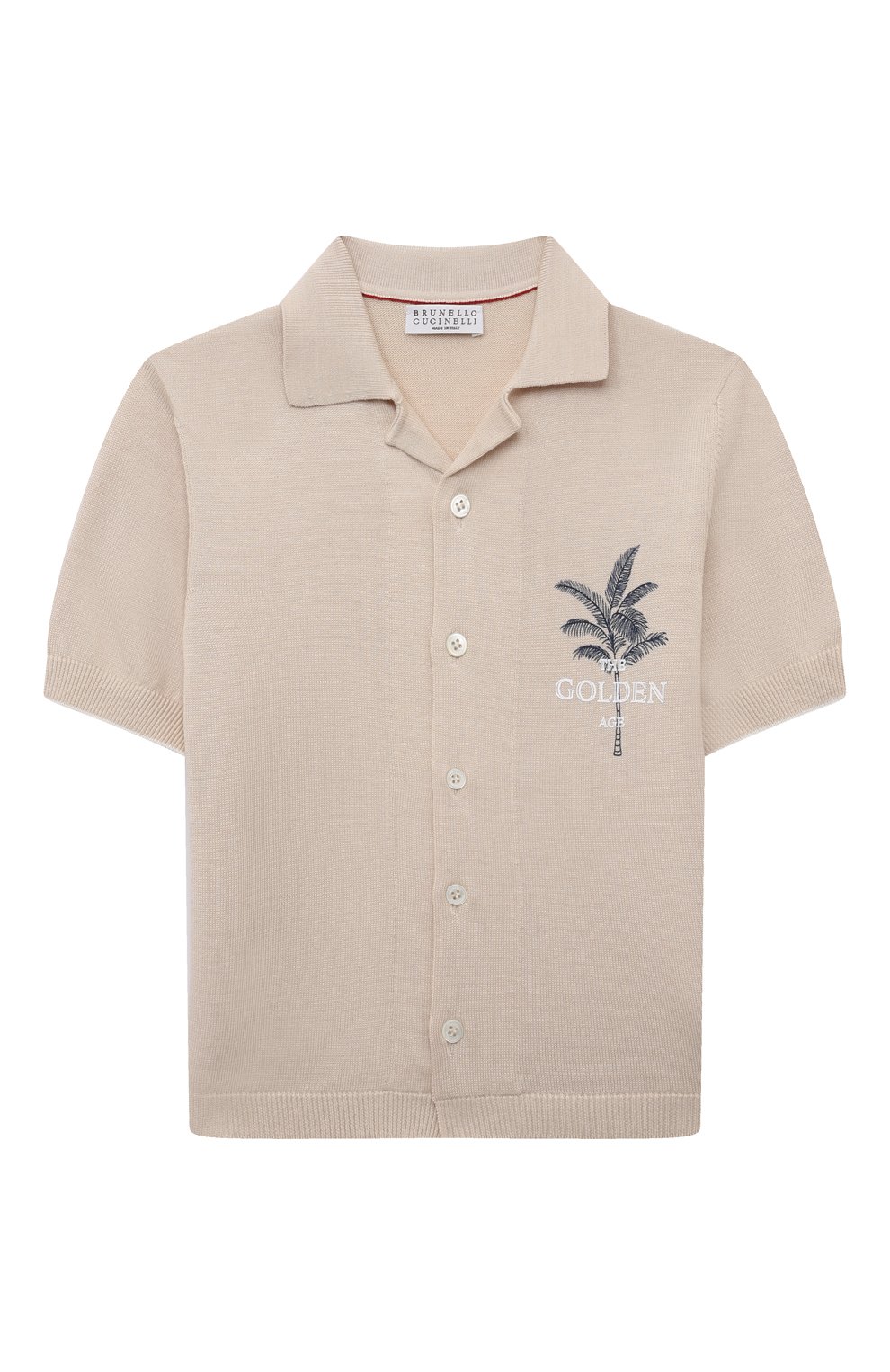 Хлопковое поло BRUNELLO CUCINELLI светло-бежевого цвета по цене 46650 руб., арт. B29M13165B, фото 1 Хлопковое поло BRUNELLO CUCINELLI, арт. B29M13165B, фото 1
