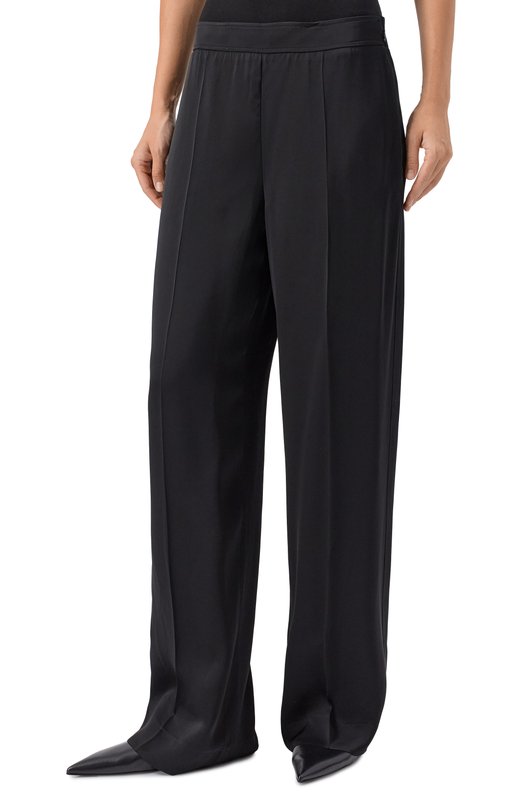 Брюки из вискозы Jil Sander J04KA0005/J65022 Чёрный  J04KA0005/J65022 Фото 3