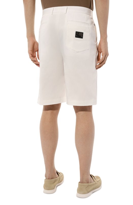 Хлопковые шорты Dolce & Gabbana GVC4HT/FUFMJ Белый  GVC4HT/FUFMJ Фото 4