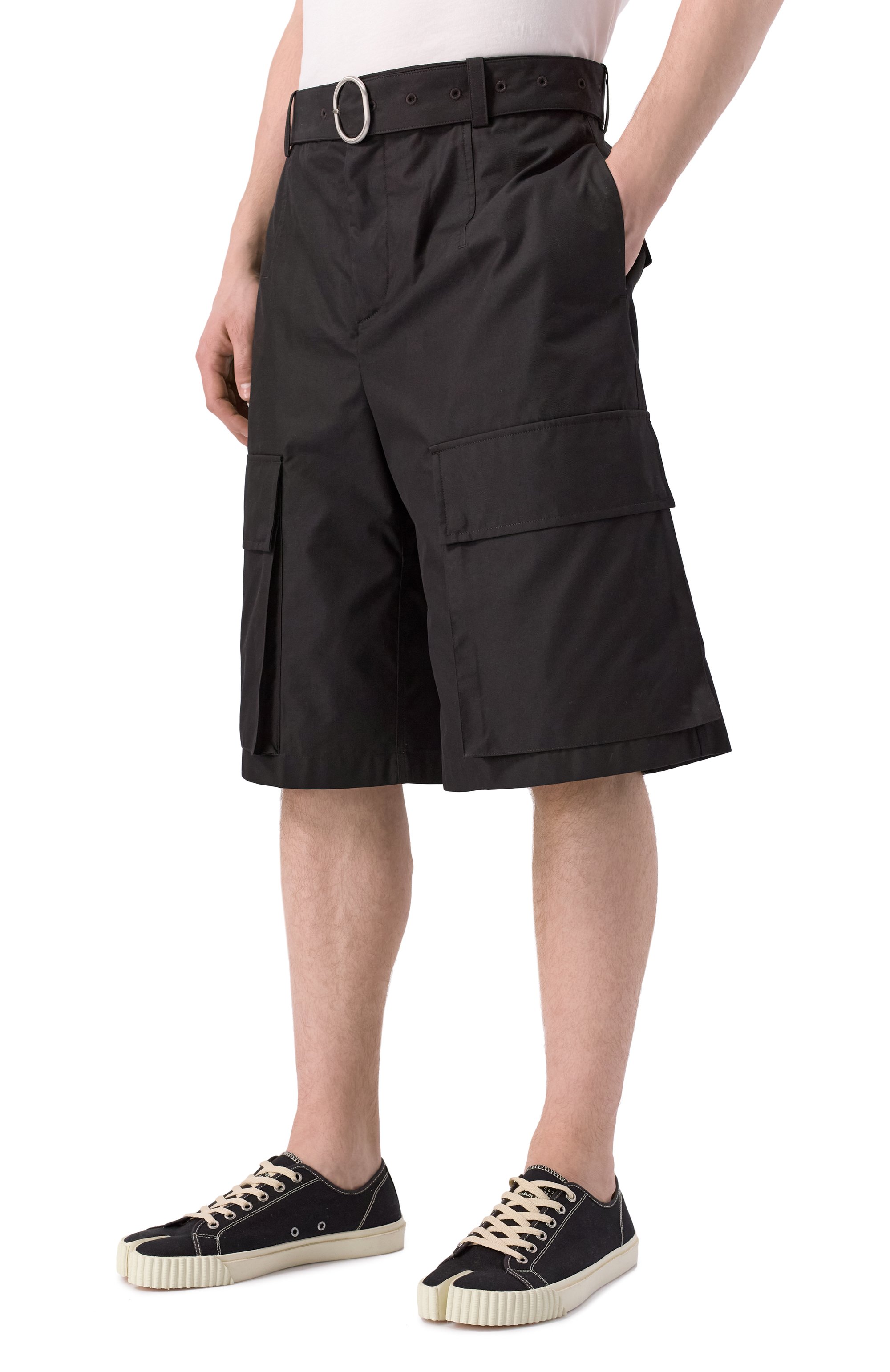 Хлопковые шорты JIL SANDER, арт. J22KA0287-J46192, фото 3