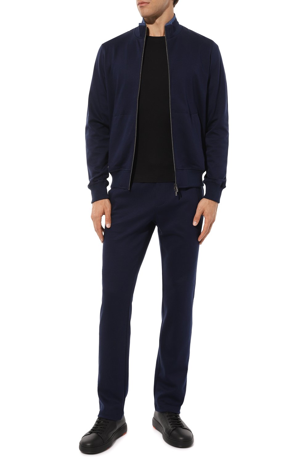 Хлопковые брюки CAPOBIANCO, арт. MPAN.TS00., фото 2