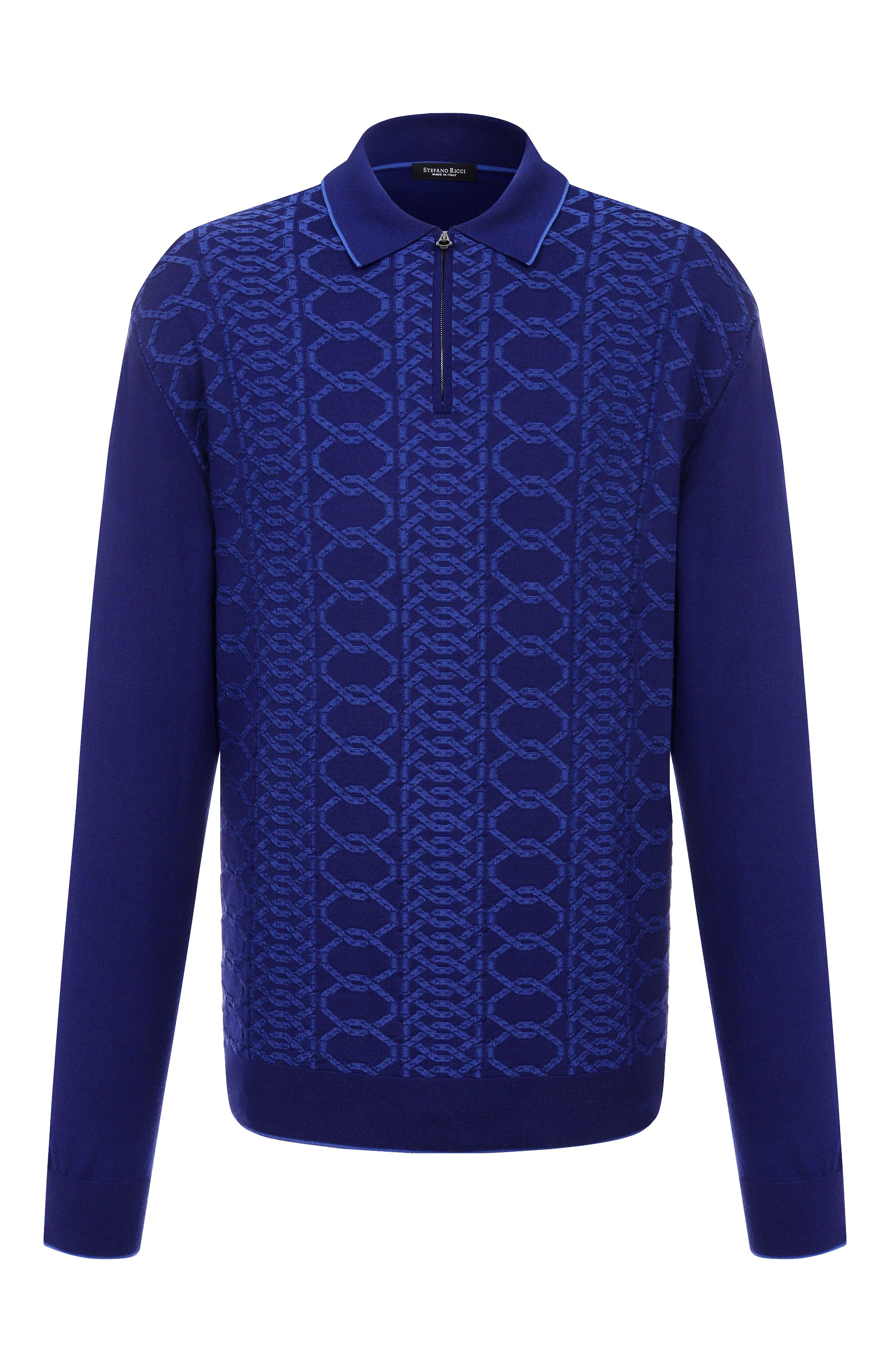 Поло из шерсти и шелка STEFANO RICCI, арт. KE06014P30/E25404, фото 1