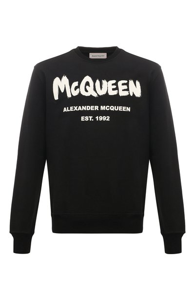 Мужской хлопковый свитшот ALEXANDER MCQUEEN, арт. 688713/QTZ81
