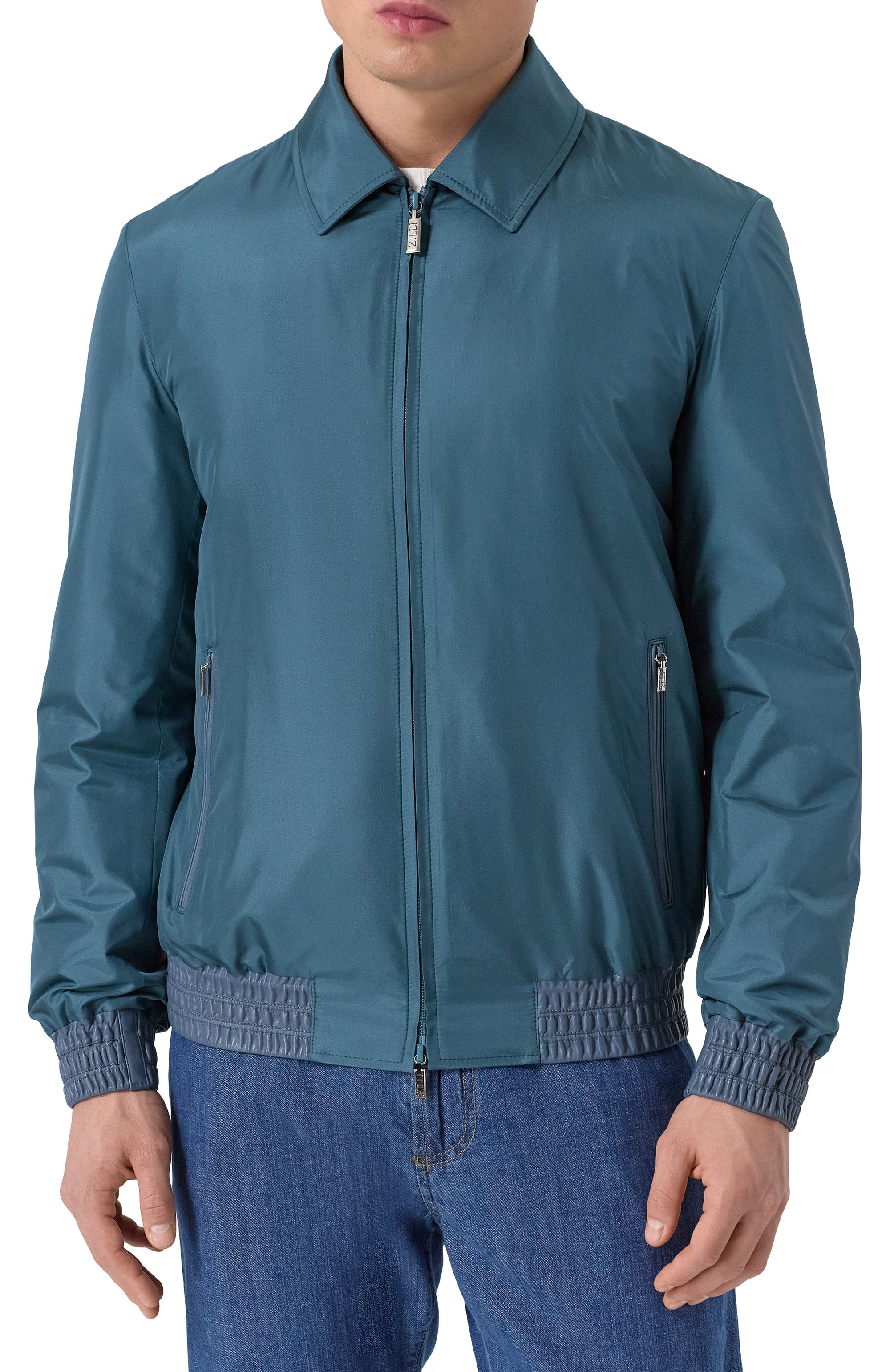 Шелковый бомбер ZILLI, арт. AFAXH1M0619VFRI00, фото 3