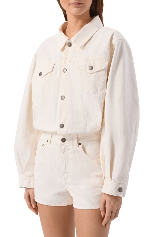 Джинсовый комбинезон Haikure HEW10036GF146PP/ELLE TWILL 45 Белый  HEW10036GF146PP/ELLE TWILL 45 Фото 3