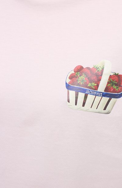 Хлопковая футболка JACQUEMUS, арт. 211JS10/22404B, фото 5