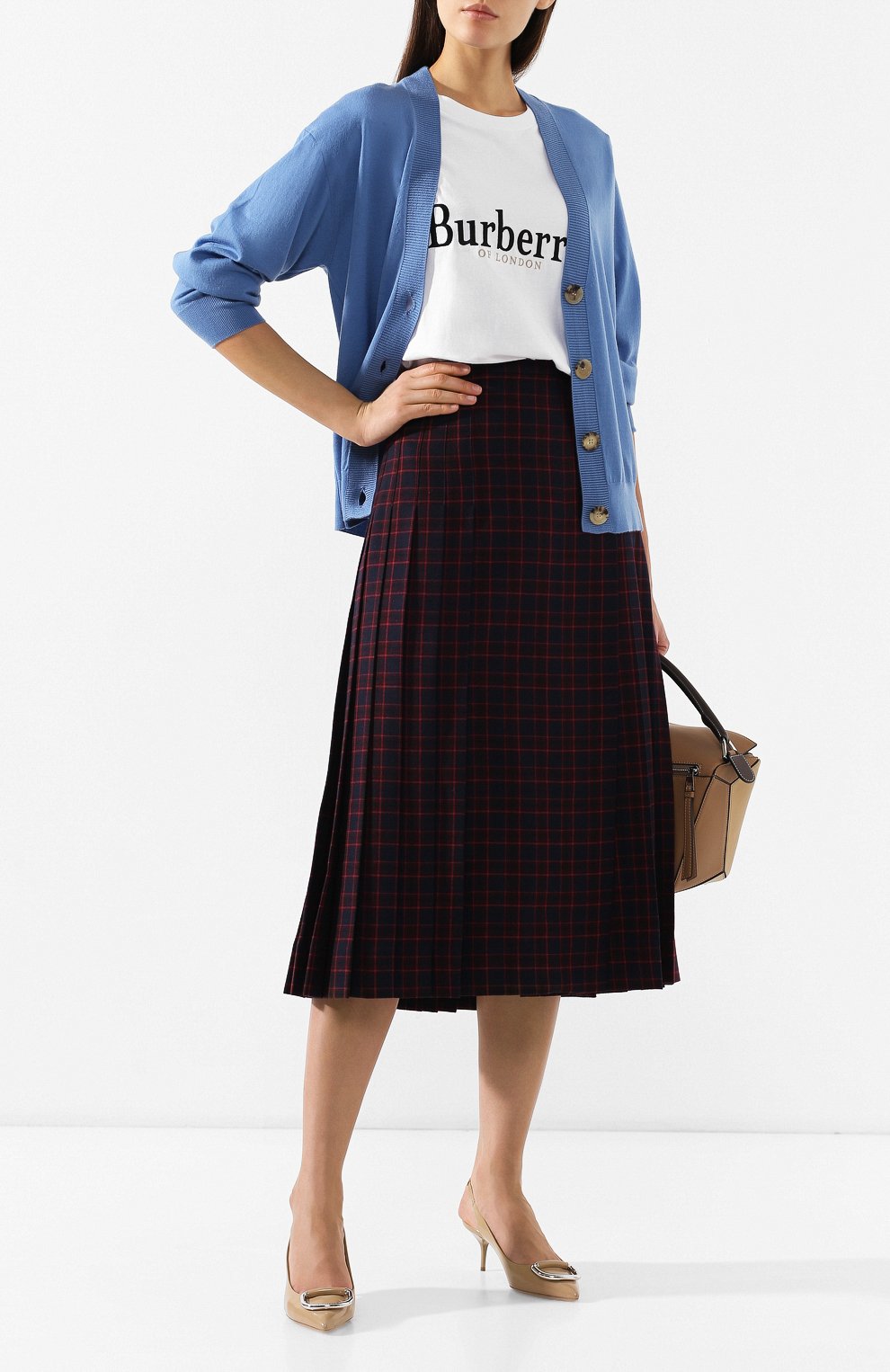 Шерстяная юбка BURBERRY, арт. 8007250, фото 2