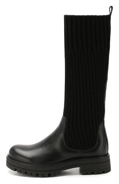 Кожаные сапоги с текстильной отделкой MISSOURI, арт. 91886/31-34, фото 2