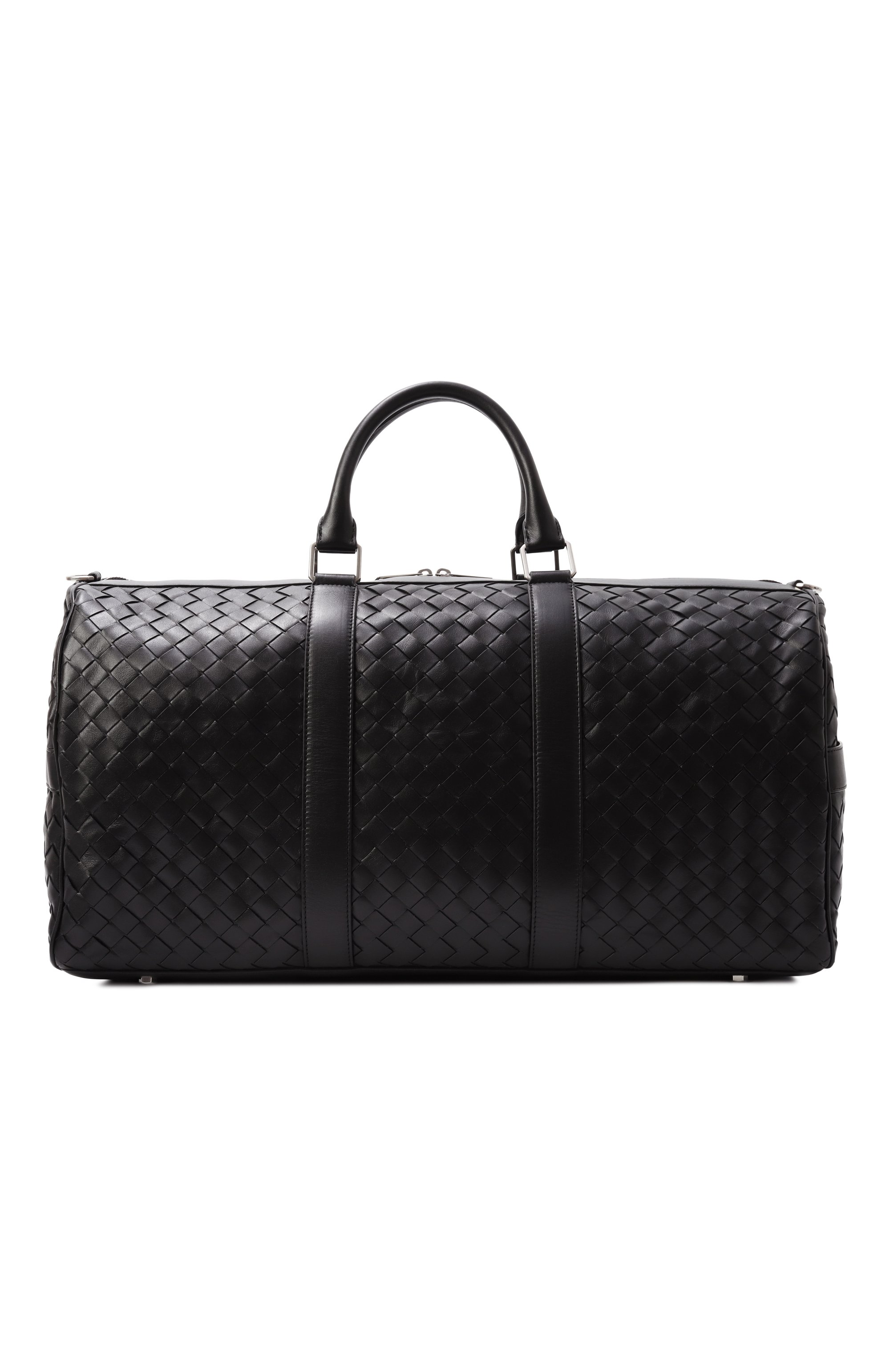 Сумка intrecciato cabin duffle BOTTEGA VENETA черного цвета по цене 799500 руб., арт. 795287 V2HL1, фото 1 Сумка intrecciato cabin duffle BOTTEGA VENETA, арт. 795287 V2HL1, фото 1