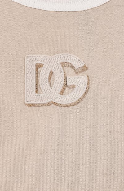 Хлопковая футболка DOLCE & GABBANA, арт. L4JTJN/G7PRI, фото 3