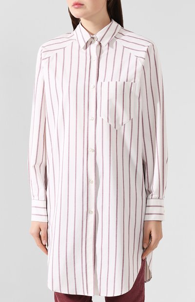 Хлопковая рубашка ISABEL MARANT ETOILE, арт. R01498-19A030E/SANDERS, фото 3