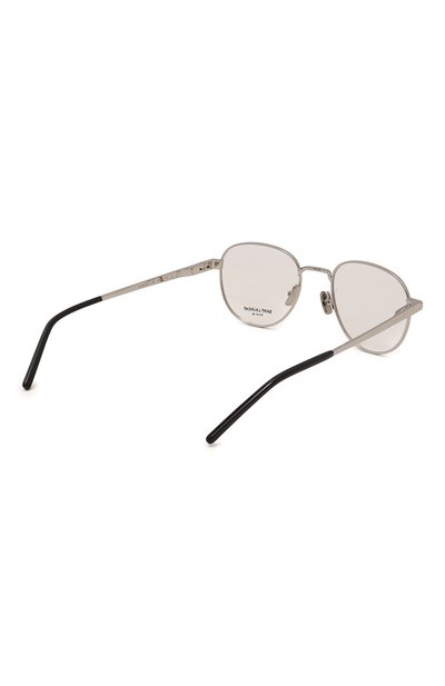 Оправа SAINT LAURENT серебряного цвета по цене 37950 руб., арт. SL 555 0PT 002, фото 5 Оправа SAINT LAURENT, арт. SL 555 0PT 002, фото 5