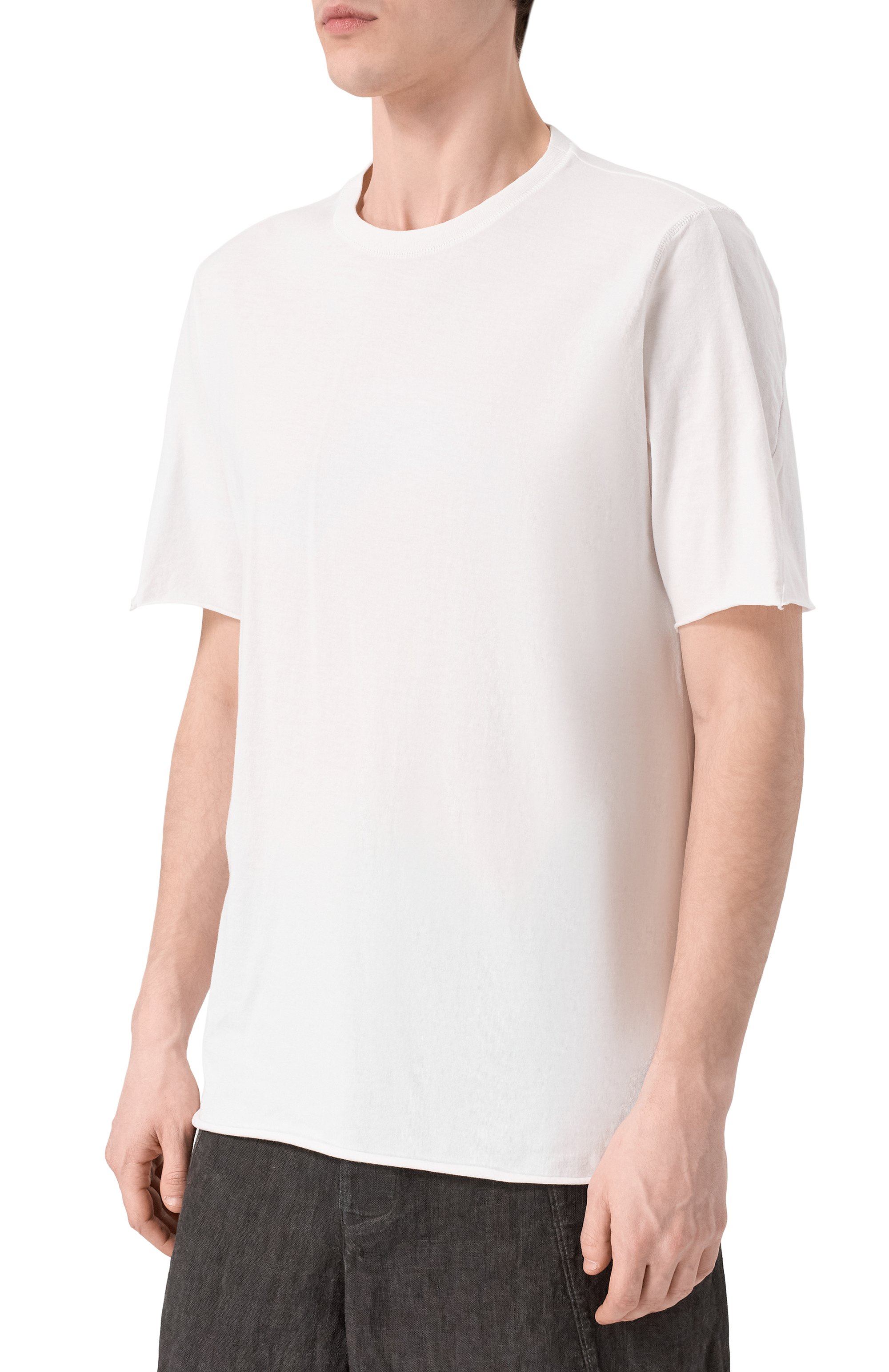 Хлопковая футболка TRANSIT белого цвета по цене 17100 руб., арт. CFUTRC1363, фото 3 Хлопковая футболка TRANSIT, арт. CFUTRC1363, фото 3