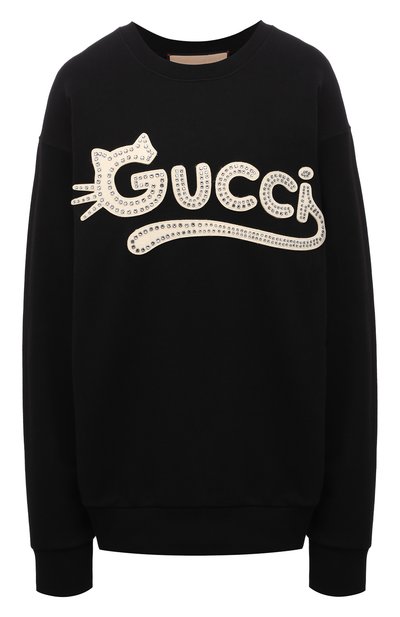 Женский хлопковый свитшот GUCCI, арт. 617964/XJDDK