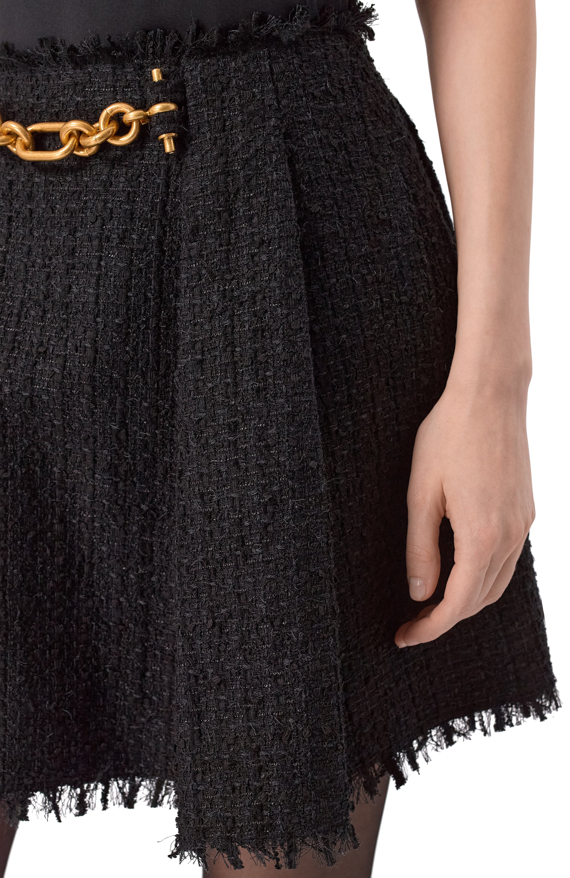 Твидовая юбка BALMAIN, арт. GF1LBB34/XL81, фото 5