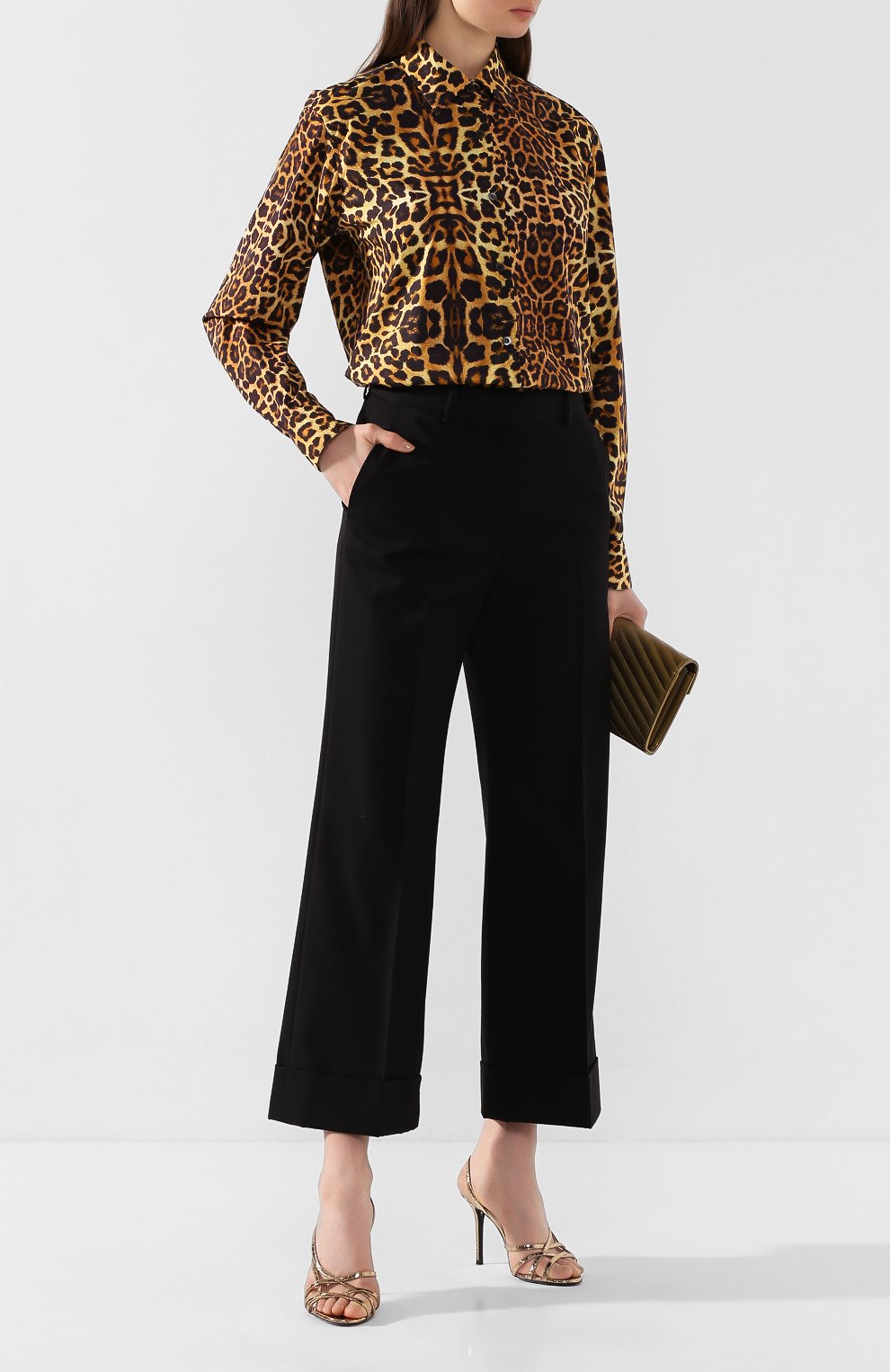 Хлопковая рубашка DRIES VAN NOTEN, арт. 201-30758-9006, фото 2