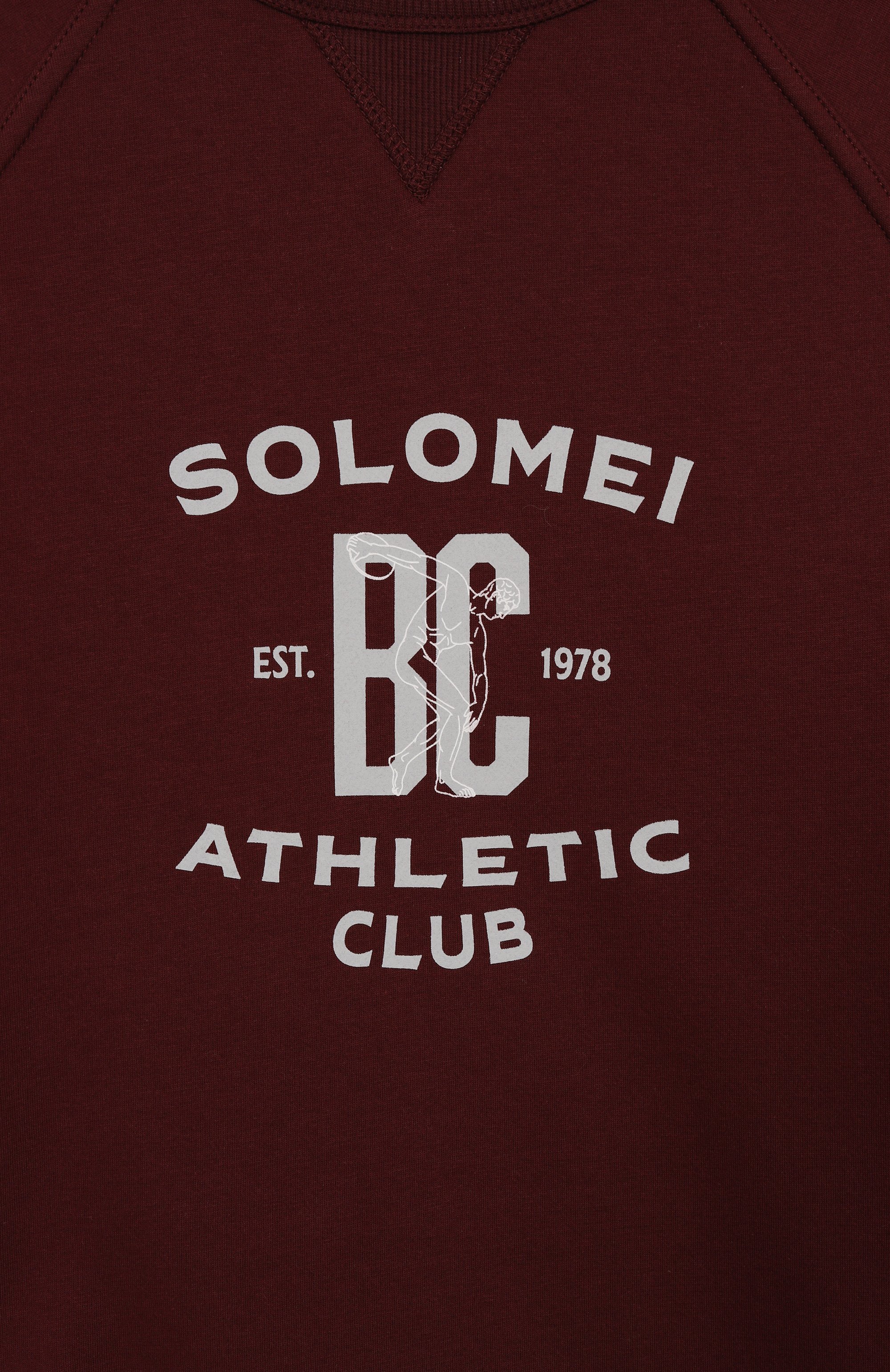 Хлопковый свитшот BRUNELLO CUCINELLI, арт. BW863E193C, фото 3