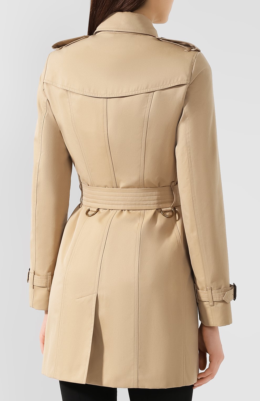 Хлопковый тренч sandringham BURBERRY бежевого цвета по цене 225000 руб., арт. 3900455, фото 4 Хлопковый тренч sandringham BURBERRY, арт. 3900455, фото 4
