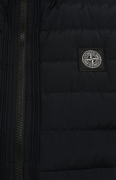 Пуховый жилет STONE ISLAND темно-синего цвета по цене 51900 руб., арт. 7515G0725, фото 5 Пуховый жилет STONE ISLAND, арт. 7515G0725, фото 5