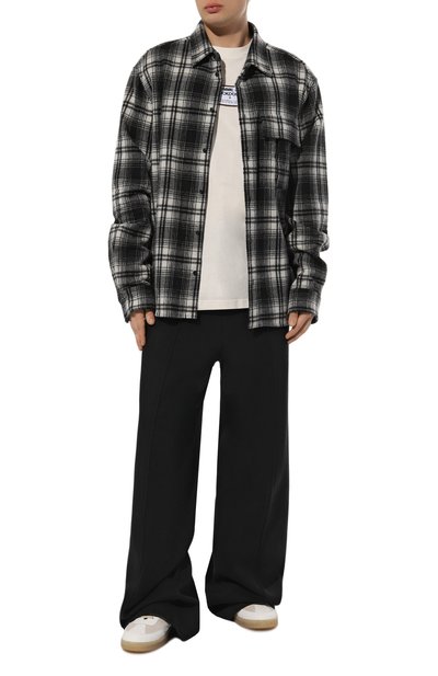 Хлопковая футболка COMME DES FUCKDOWN кремового цвета по цене 8510 руб., арт. CDFU2516, фото 2 Хлопковая футболка COMME DES FUCKDOWN, арт. CDFU2516, фото 2