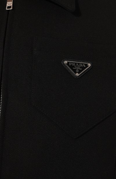 Шерстяной жакет PRADA, арт. P507M-1Z2H-F0002-212, фото 5