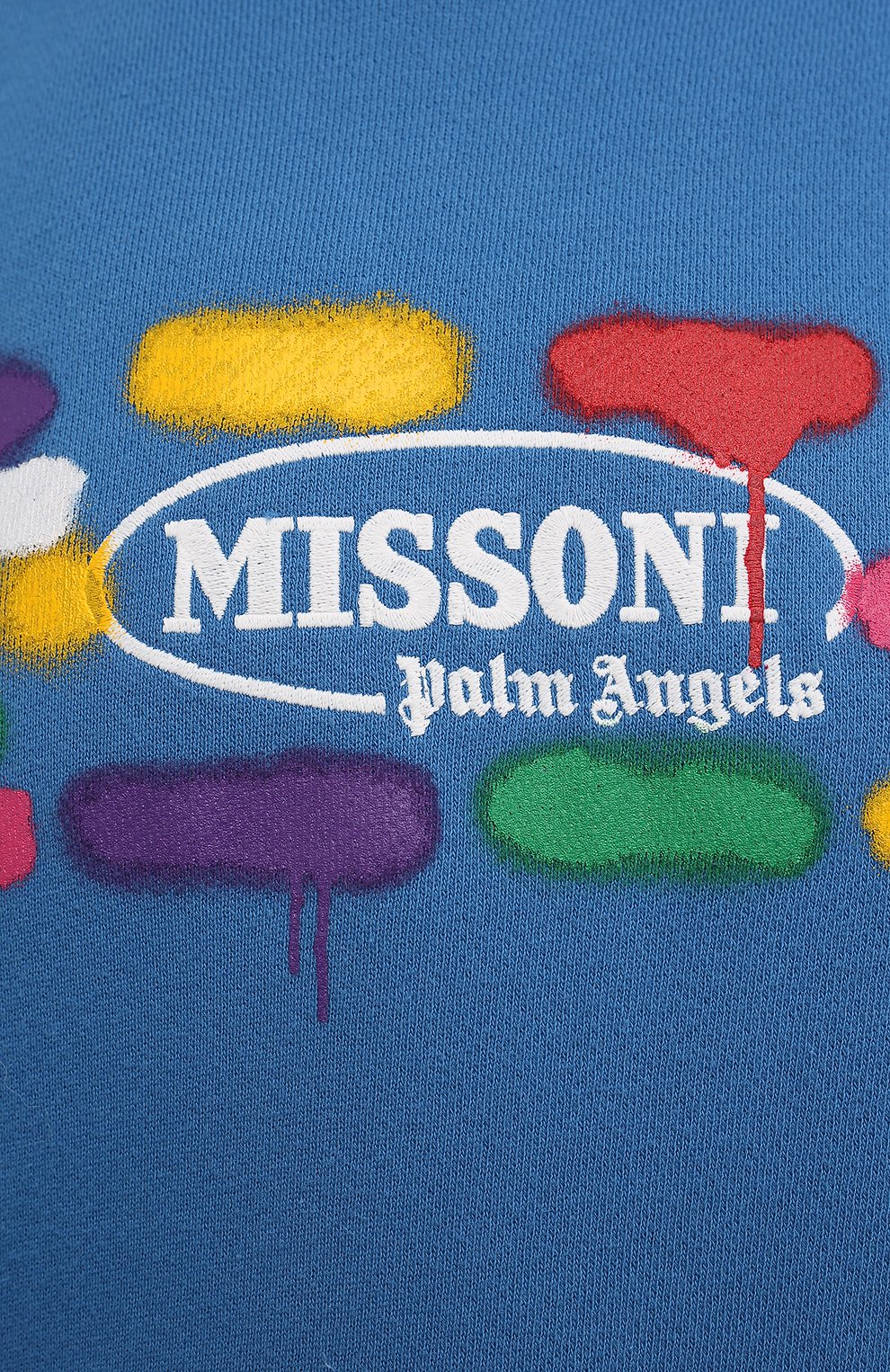 Хлопковое худи palm angels x missoni PALM ANGELS, арт. PMBB058F21FLE0134520/W, фото 5