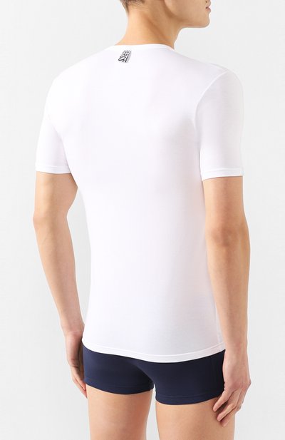 Хлопковая футболка DIRK BIKKEMBERGS, арт. VBKT04085, фото 4