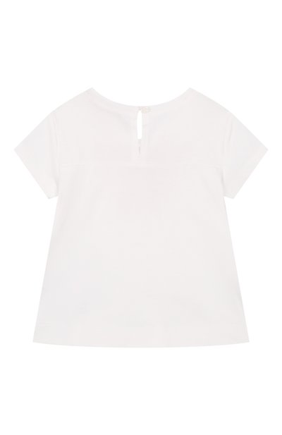 Хлопковая футболка MONNALISA, арт. 31G616, фото 2