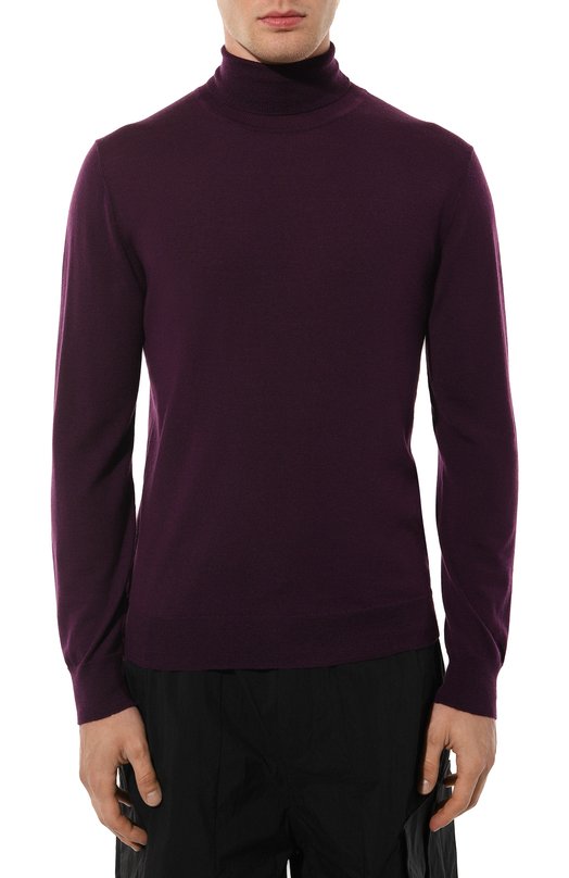 Шерстяная водолазка Van Laack SAINI/S00173 Фиолетовый  SAINI/S00173 Фото 3