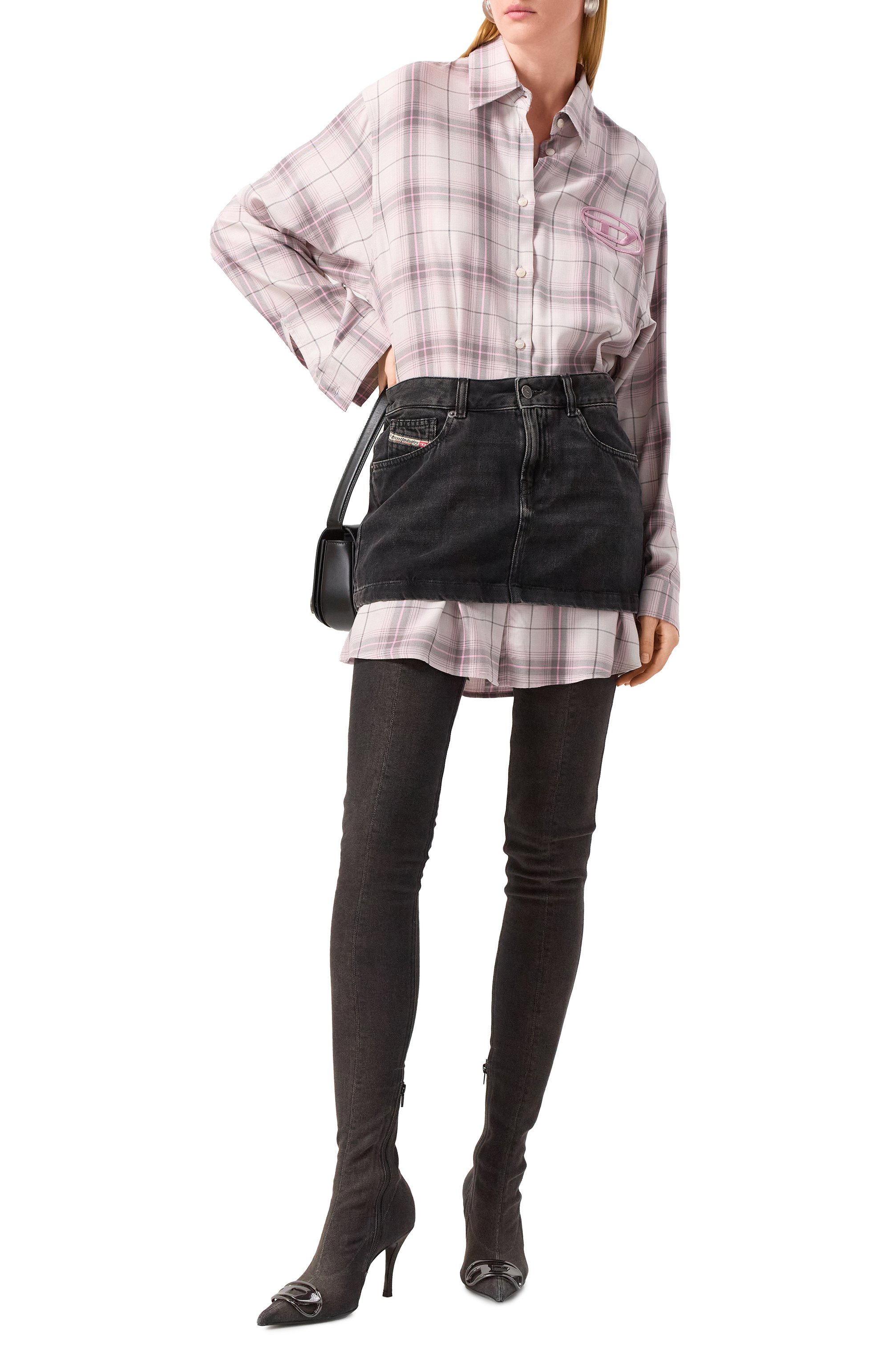 Рубашка из вискозы DIESEL, арт. A16836/0HQAN, фото 2