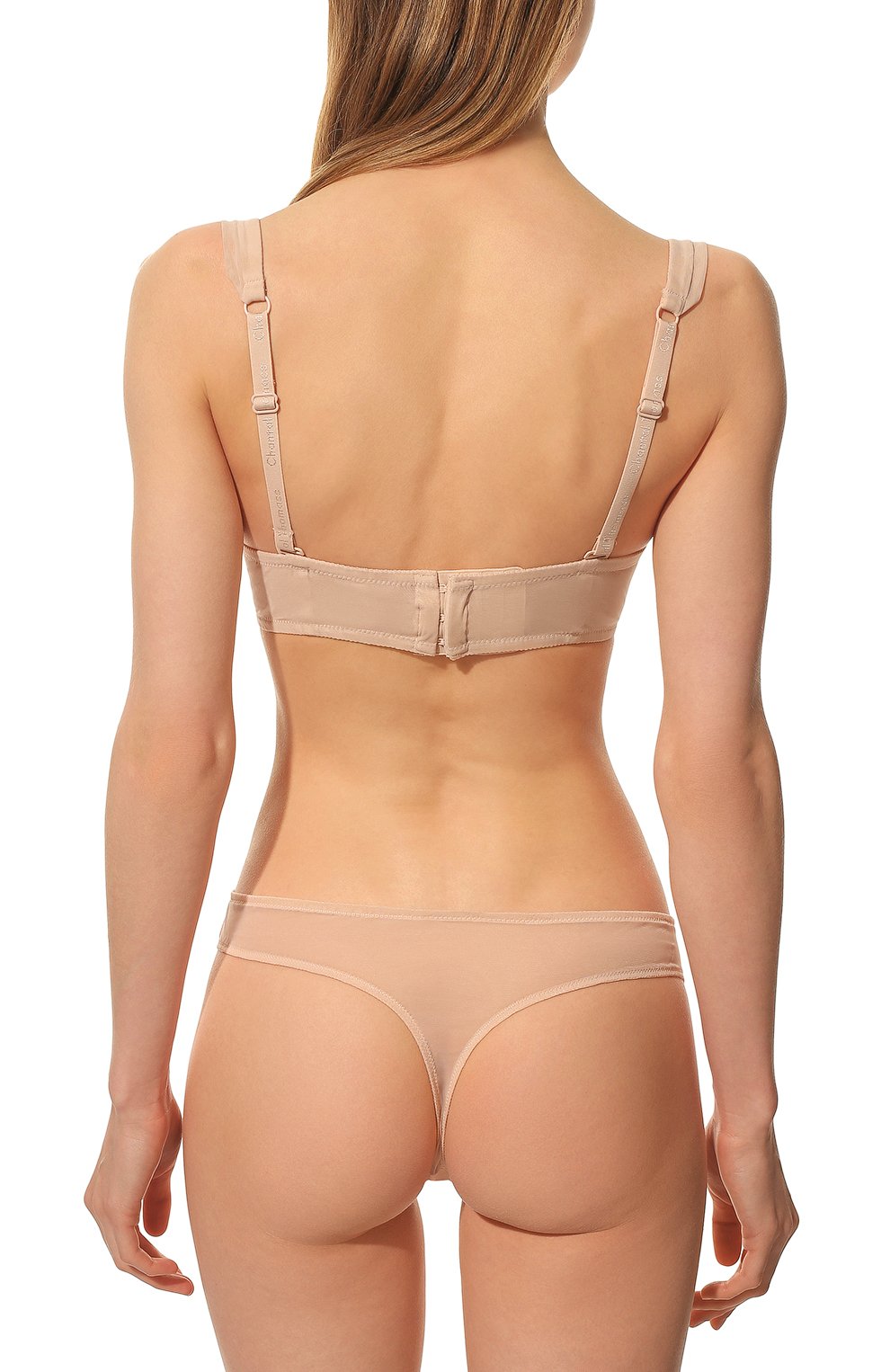 Бюстгальтер-балконет CHANTAL THOMASS светло-бежевого цвета по цене 15130 руб., арт. T00420, фото 3 Бюстгальтер-балконет CHANTAL THOMASS, арт. T00420, фото 3